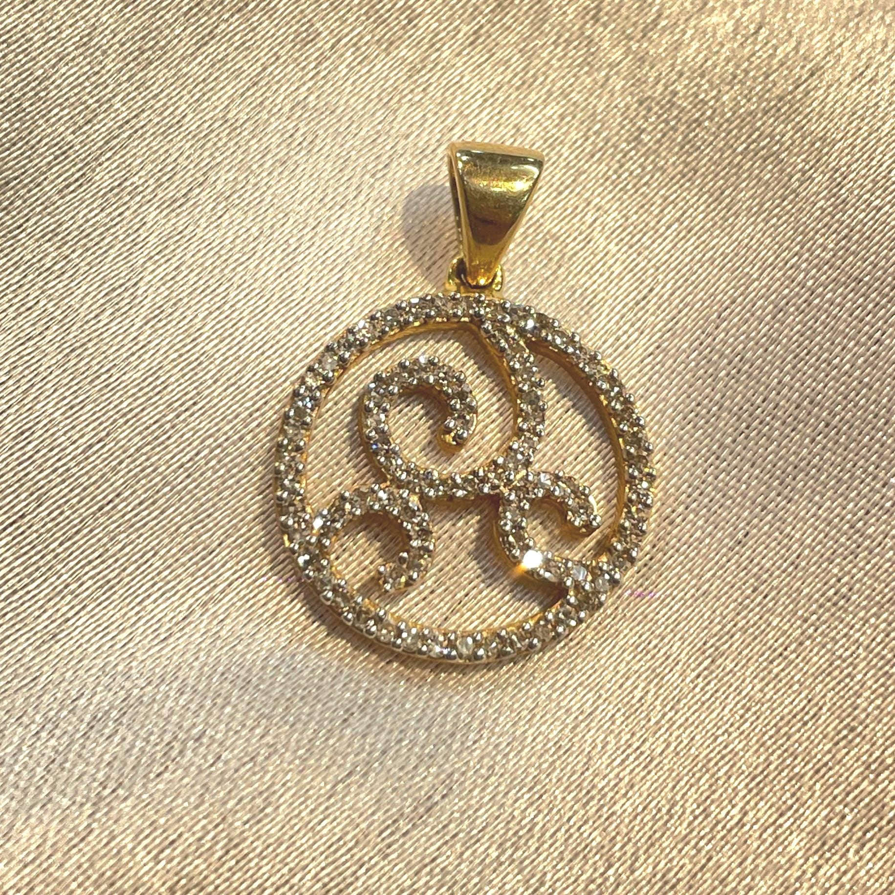 Gold Swirl Medallion Pendant Suvera Jewelery