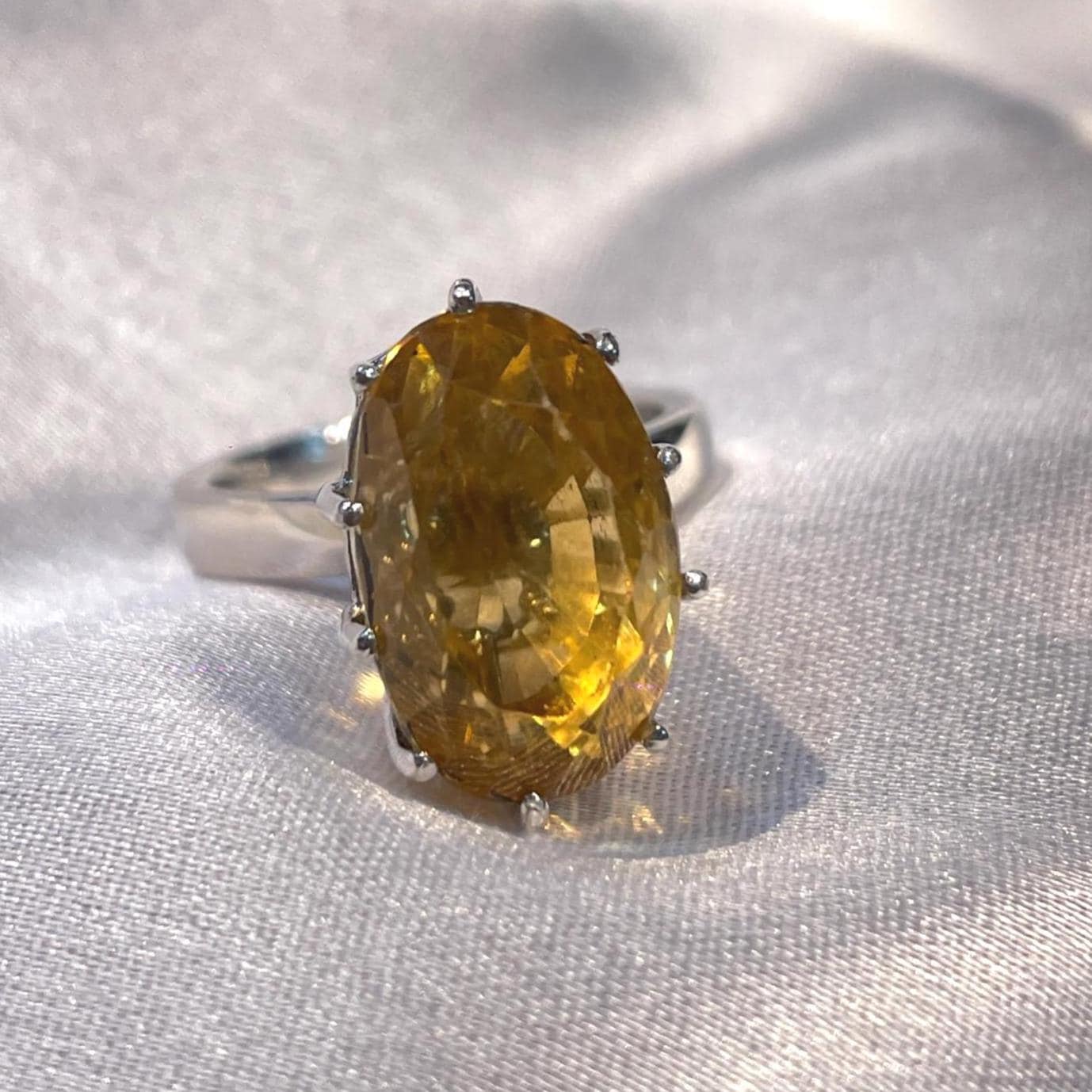 Natural Citrine Cocktail Ring for Women Suvera Jewelery birthday_gift birthstone_ring citrine_jewelry citrine_ring gemstone_ring gift_for_women Handmade_Ring natural_citrine_ring november_birthstone simple_ring Statement_Ring