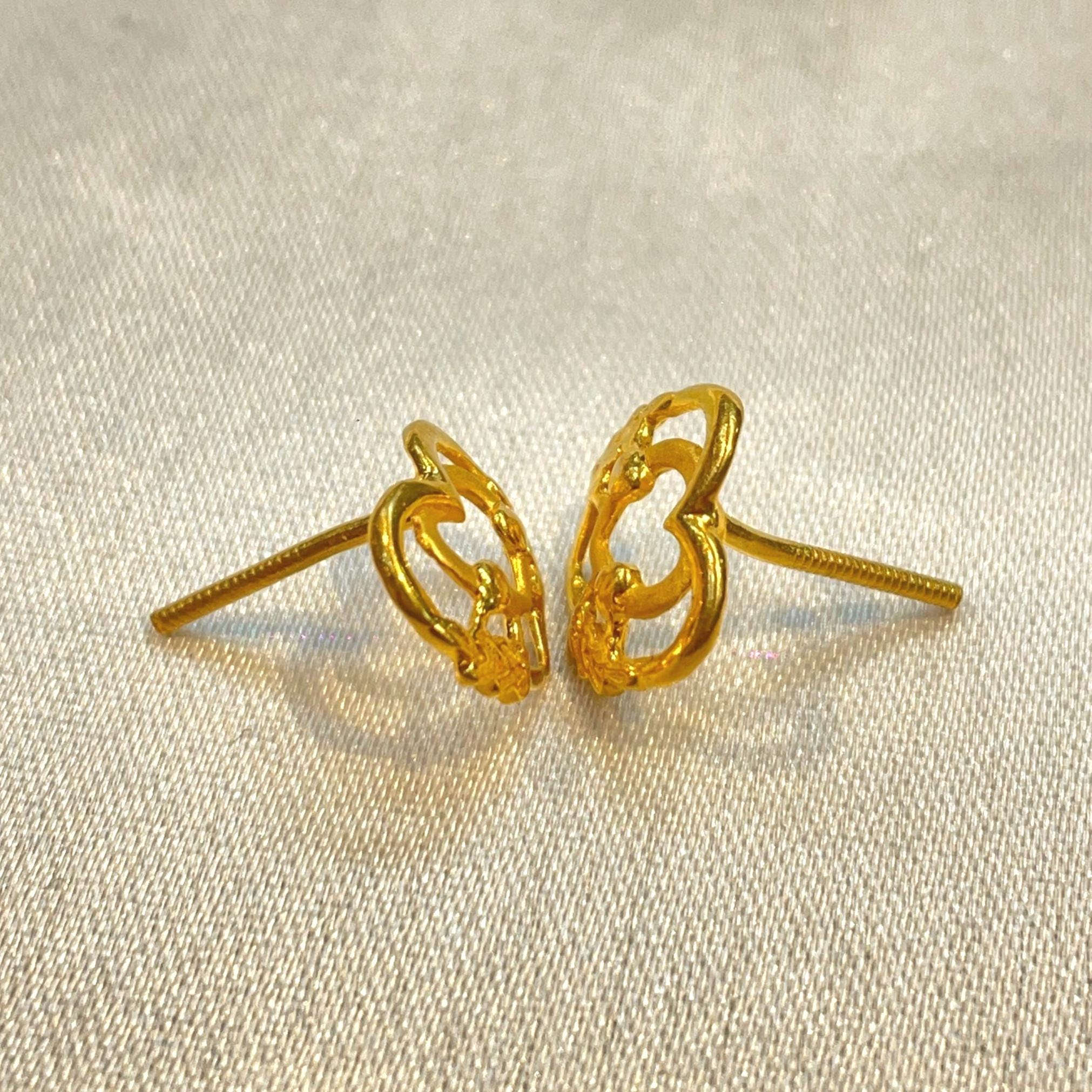 Dainty Floral Vine Earrings for Daily Wear Suvera Jewelery