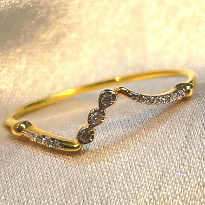 Minimal Dainty Stackable Diamond Ring for Her Suvera Jewelery 14k_Gold_Ring 18k_Gold_Ring Anniversary_gift Cocktail_Ring Dainty_Gold_Ring Diamond_Ring Engagement_Ring Gift_for_Her Gold_Jewelry Gold_Ring Gold_Ring_Women Promise_Ring