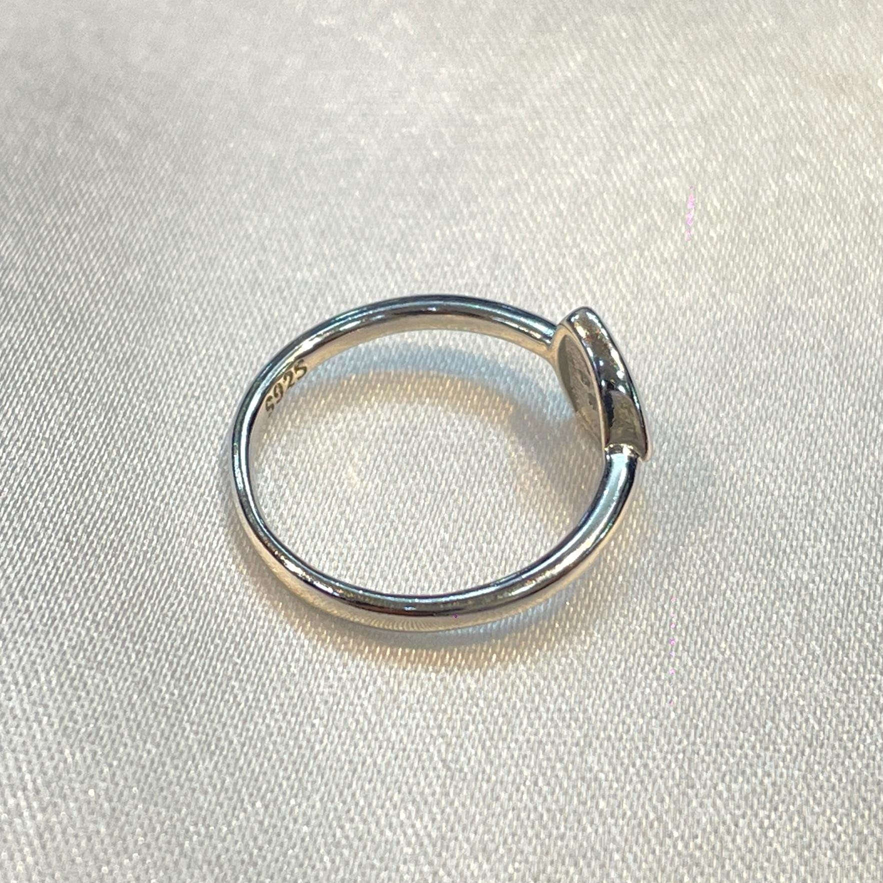 Sweet 16 Birthday Gift-Sterling Silver Heart Ring Suvera Jewelery