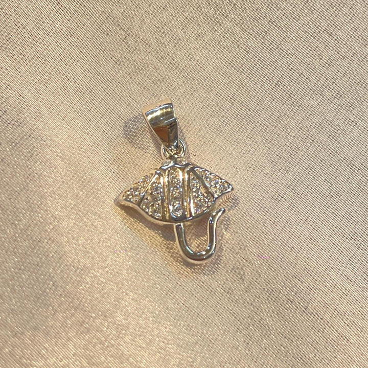 Elegant Sterling Silver Umbrella Pendant with Sparkling Cz Inlay Suvera Jewelery birthday_gift charm_necklace custom_necklace dainty_necklace delicate_necklace diamond_necklace everyday_necklace gift_for_her minimalist_necklace silver_jewelry
