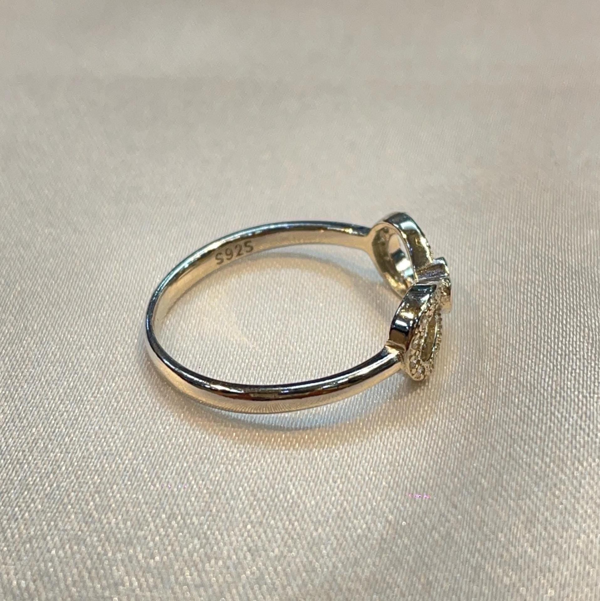 Infinity Heart Ring for Her