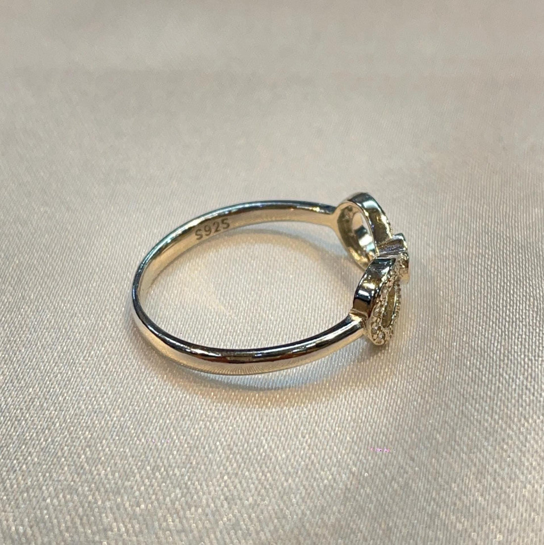 Infinity Heart Ring for Her
