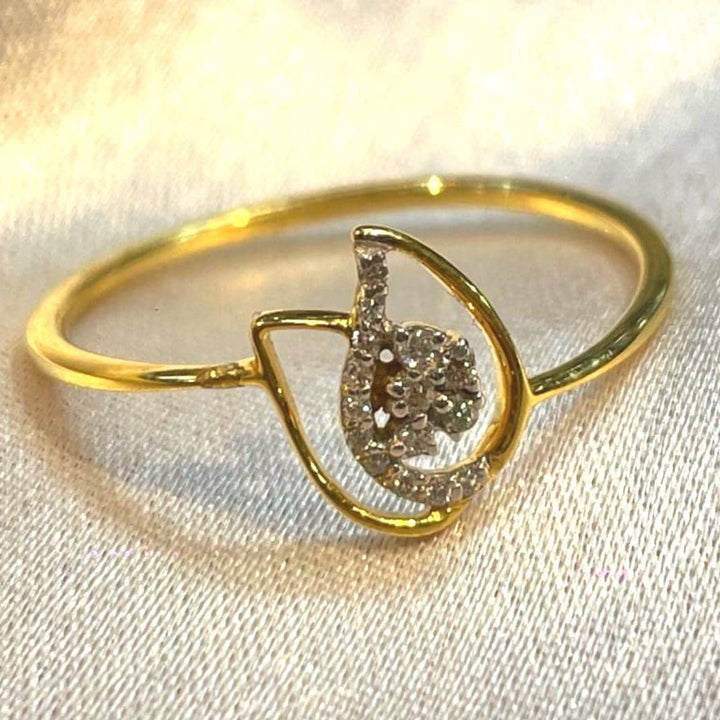 Lightweight Dainty Promise Ring for Girlfriend Suvera Jewelery