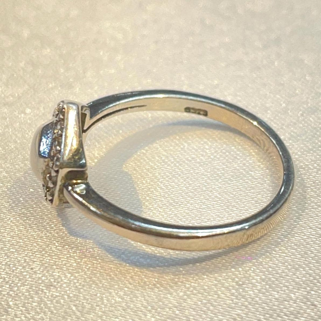 Dainty Hexagon Geometric Cluster Ring in Sterling Sterling Suvera Jewelery 925_Silver_Ring Anniversary_Gift Birthday_Gift CZ_Halo_Ring Delicate_Ring Engagement_Ring Fine_Jewelry Gift_for_Her Hexagon_Halo_Ring Minimalist_Ring Promise_Ring