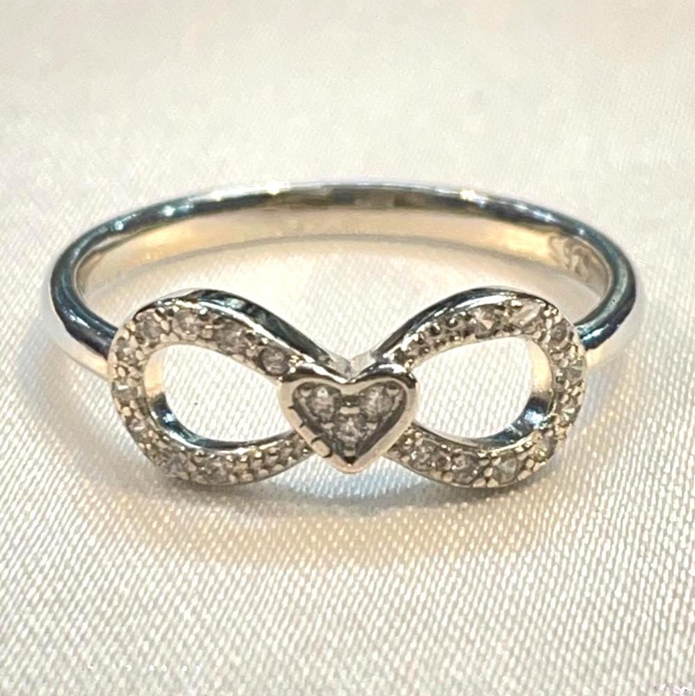Infinity Heart Ring for Her