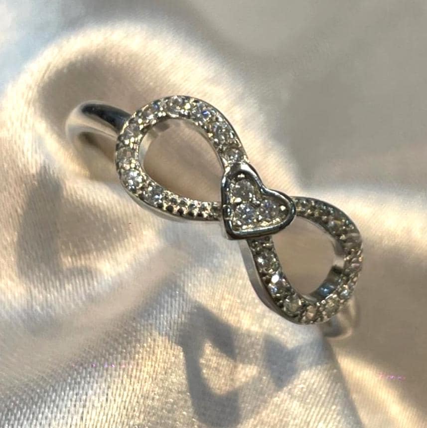 Infinity Heart Ring for Her