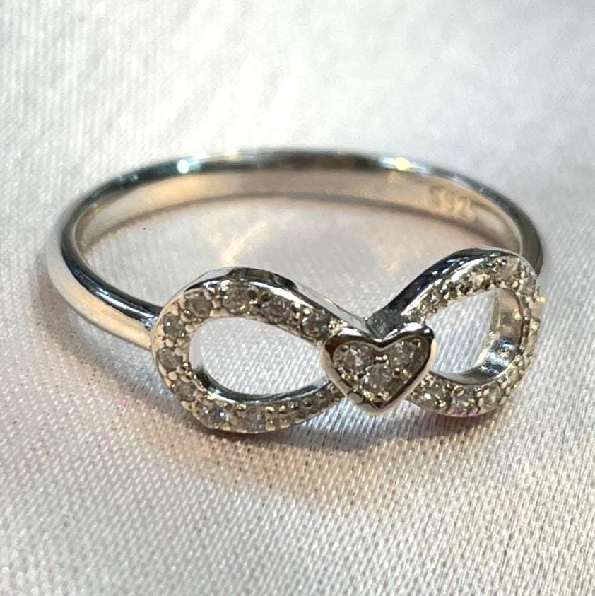Infinity Heart Ring for Her