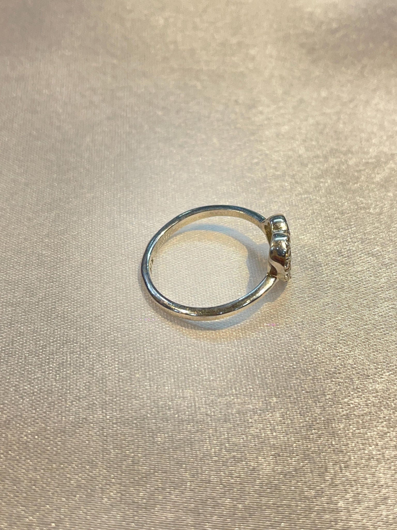 Cute Heart in Heart Promise Ring for Her Suvera Jewelery Anniversary_Gift Birthday_Gift Christmas_Gift Dainty_Ring Dainty_Silver_Ring Delicate_Ring Gift_For_Her Handmade_Ring Promise_Ring Ring_for_Mom Silver_Ring Sterling_Silver_Ring