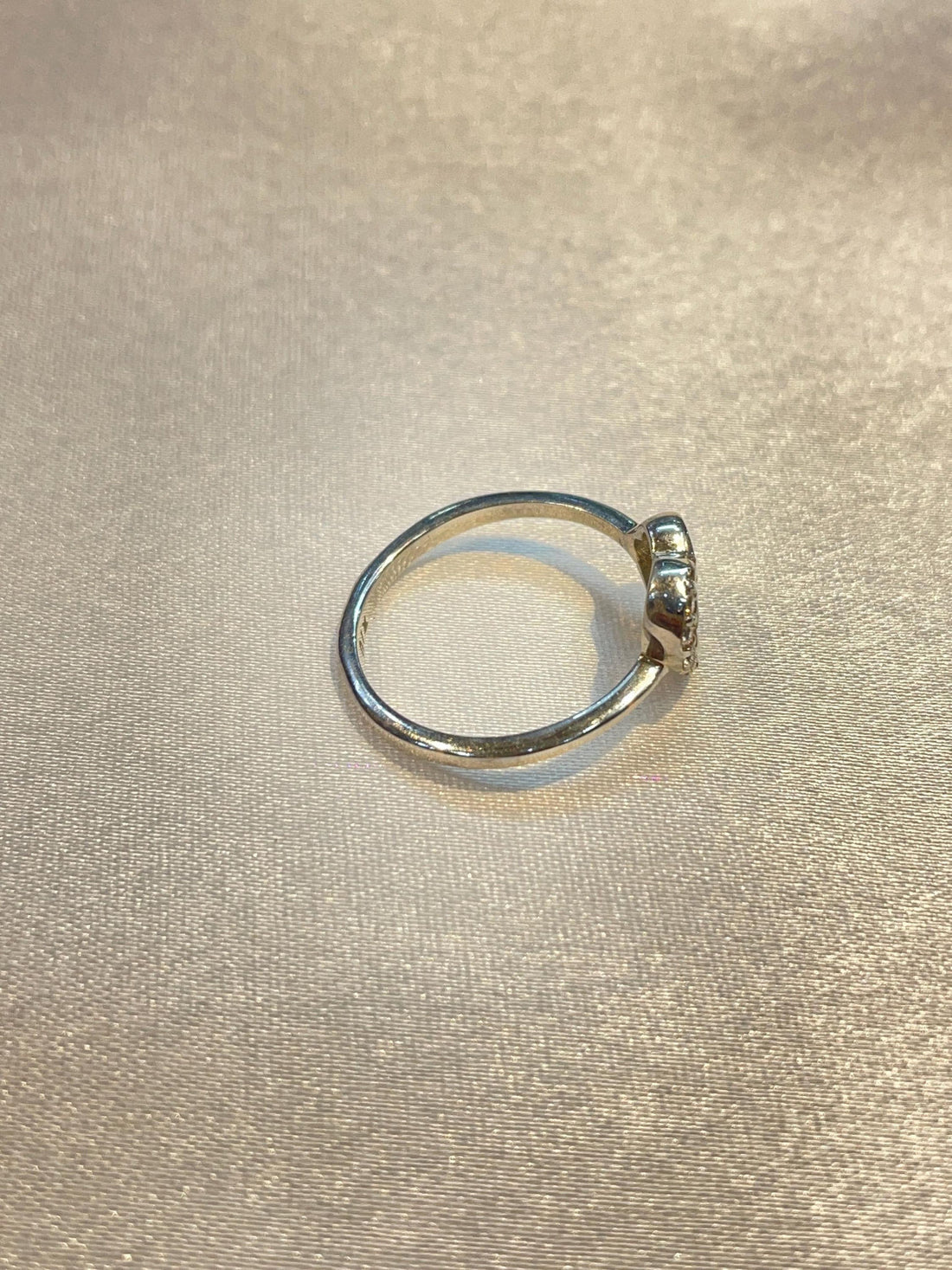 Cute Heart in Heart Promise Ring for Her Suvera Jewelery Anniversary_Gift Birthday_Gift Christmas_Gift Dainty_Ring Dainty_Silver_Ring Delicate_Ring Gift_For_Her Handmade_Ring Promise_Ring Ring_for_Mom Silver_Ring Sterling_Silver_Ring