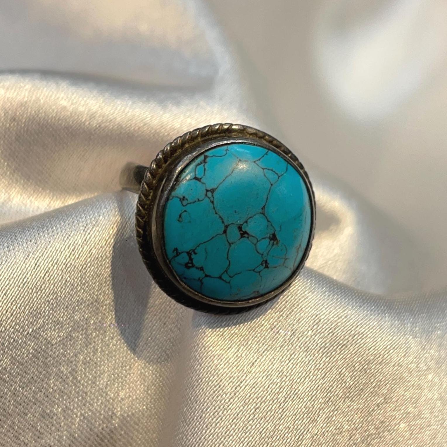 Natural Firoza Antique Cocktail Ring Suvera Jewelery 925_Silver_Ring Birthstone_Ring Dainty_Silver_Ring Diamond_Ring Gift_for_Her Healing_Ring Personalized_Gift Promise_Ring Silver_Ring Solitaire_Ring Stacking_Ring Statement_Ring Turquoise_Ring
